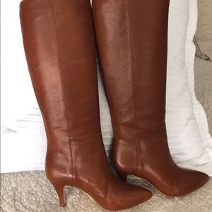 Loeffler Randall Viola boots 8 in Cognac EUC
